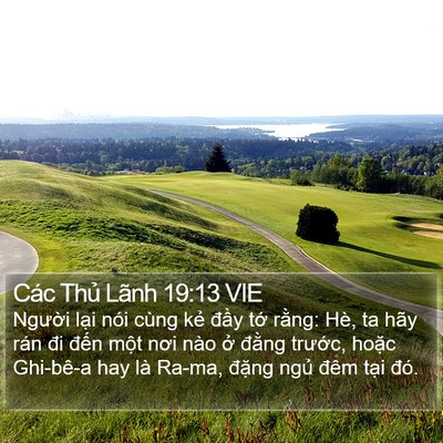 Các Thủ Lãnh 19:13 VIE Bible Verse Image