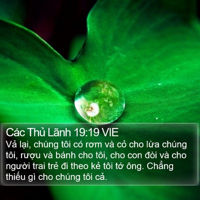 Các Thủ Lãnh 19:19 VIE Bible Verse Image