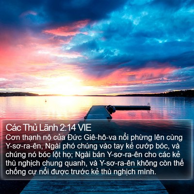 Các Thủ Lãnh 2:14 VIE Bible Verse Image