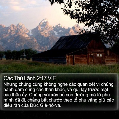 Các Thủ Lãnh 2:17 VIE Bible Verse Image