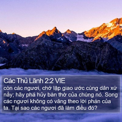 Các Thủ Lãnh 2:2 VIE Bible Verse Image