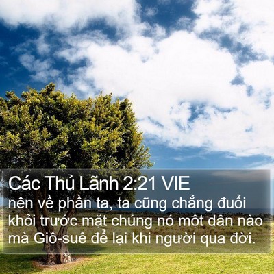 Các Thủ Lãnh 2:21 VIE Bible Verse Image