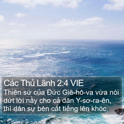 Các Thủ Lãnh 2:4 VIE Bible Verse Image