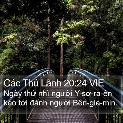 Các Thủ Lãnh 20:24 VIE Bible Verse Image