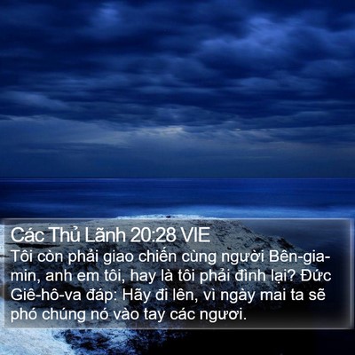 Các Thủ Lãnh 20:28 VIE Bible Verse Image
