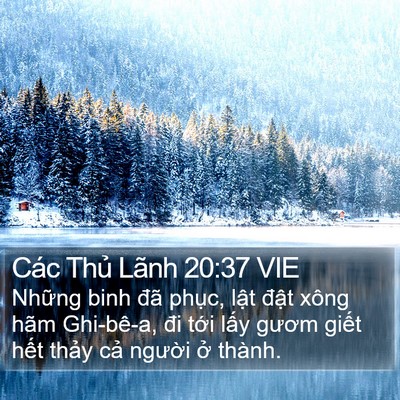 Các Thủ Lãnh 20:37 VIE Bible Verse Image