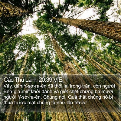 Các Thủ Lãnh 20:39 VIE Bible Verse Image