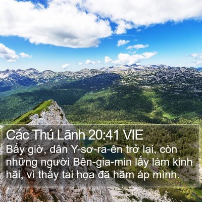 Các Thủ Lãnh 20:41 VIE Bible Verse Image