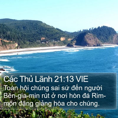 Các Thủ Lãnh 21:13 VIE Bible Verse Image