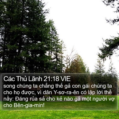 Các Thủ Lãnh 21:18 VIE Bible Verse Image