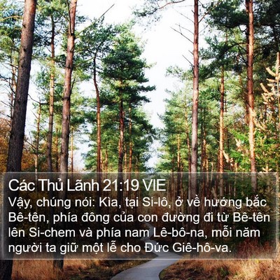Các Thủ Lãnh 21:19 VIE Bible Verse Image
