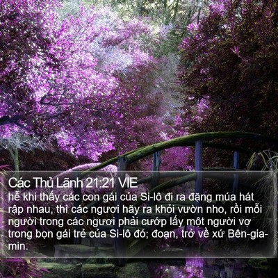 Các Thủ Lãnh 21:21 VIE Bible Verse Image