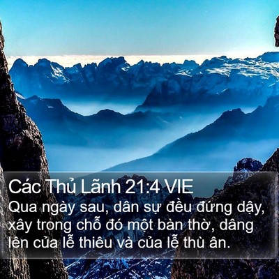 Các Thủ Lãnh 21:4 VIE Bible Verse Image