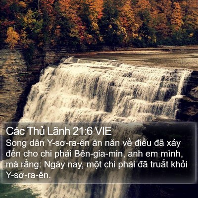 Các Thủ Lãnh 21:6 VIE Bible Verse Image