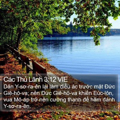 Các Thủ Lãnh 3:12 VIE Bible Verse Image