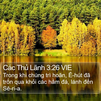 Các Thủ Lãnh 3:26 VIE Bible Verse Image