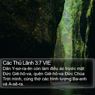 Các Thủ Lãnh 3:7 VIE Bible Verse Image