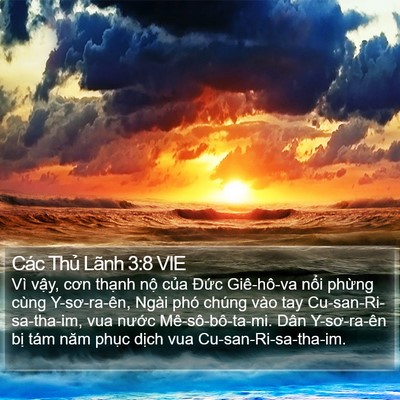 Các Thủ Lãnh 3:8 VIE Bible Verse Image