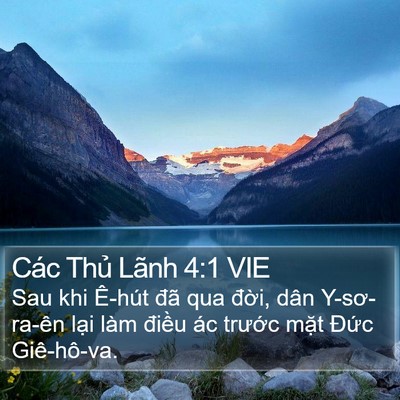 Các Thủ Lãnh 4:1 VIE Bible Verse Image