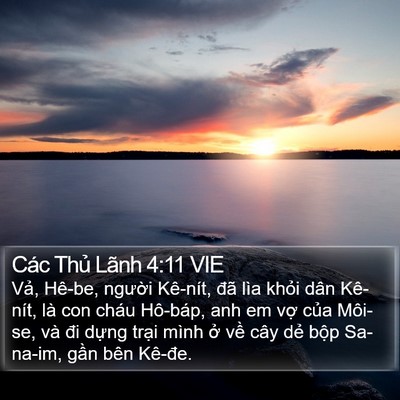 Các Thủ Lãnh 4:11 VIE Bible Verse Image