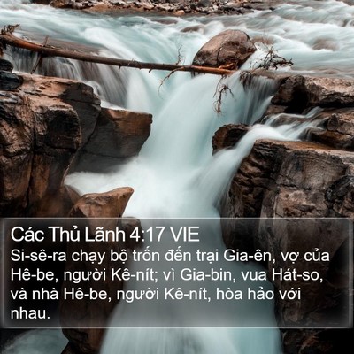 Các Thủ Lãnh 4:17 VIE Bible Verse Image