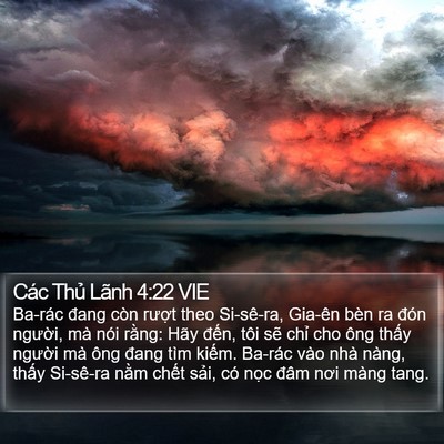 Các Thủ Lãnh 4:22 VIE Bible Verse Image