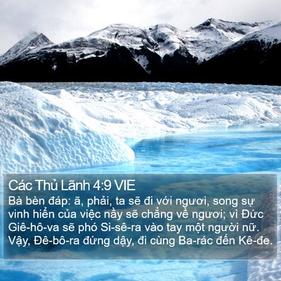 Các Thủ Lãnh 4:9 VIE Bible Verse Image