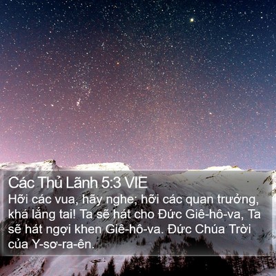 Các Thủ Lãnh 5:3 VIE Bible Verse Image