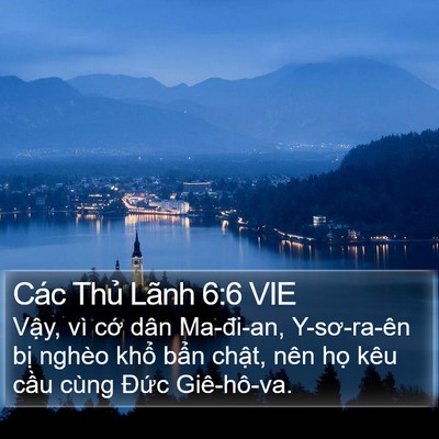 Các Thủ Lãnh 6:6 VIE Bible Verse Image