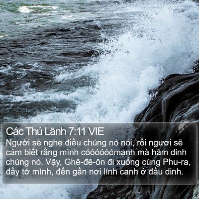 Các Thủ Lãnh 7:11 VIE Bible Verse Image