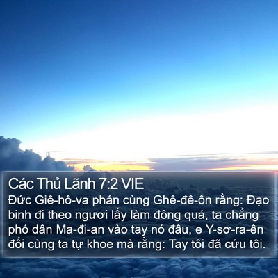 Các Thủ Lãnh 7:2 VIE Bible Verse Image