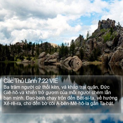 Các Thủ Lãnh 7:22 VIE Bible Verse Image