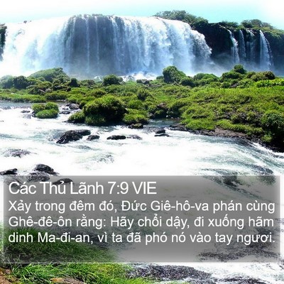 Các Thủ Lãnh 7:9 VIE Bible Verse Image