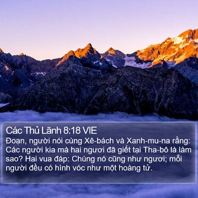 Các Thủ Lãnh 8:18 VIE Bible Verse Image
