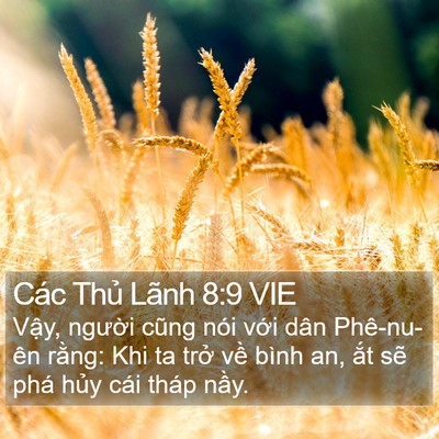 Các Thủ Lãnh 8:9 VIE Bible Verse Image
