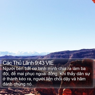 Các Thủ Lãnh 9:43 VIE Bible Verse Image