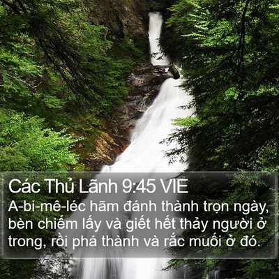 Các Thủ Lãnh 9:45 VIE Bible Verse Image