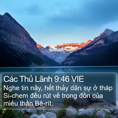 Các Thủ Lãnh 9:46 VIE Bible Verse Image