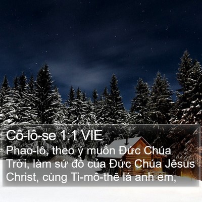Cô-lô-se 1:1 VIE Bible Verse Image