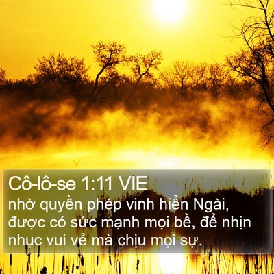 Cô-lô-se 1:11 VIE Bible Verse Image