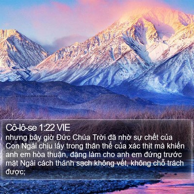 Cô-lô-se 1:22 VIE Bible Verse Image