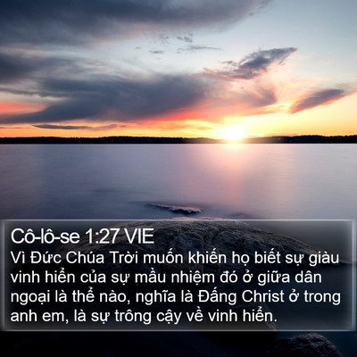 Cô-lô-se 1:27 VIE Bible Verse Image