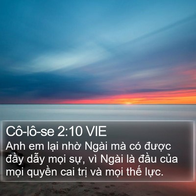 Cô-lô-se 2:10 VIE Bible Verse Image