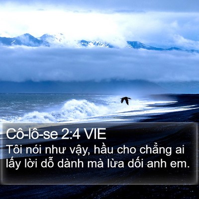 Cô-lô-se 2:4 VIE Bible Verse Image