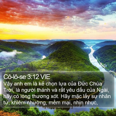 Cô-lô-se 3:12 VIE Bible Verse Image