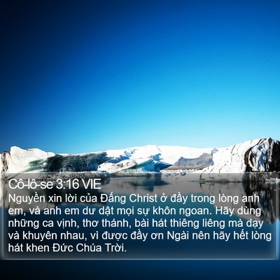Cô-lô-se 3:16 VIE Bible Verse Image