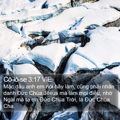 Cô-lô-se 3:17 VIE Bible Verse Image