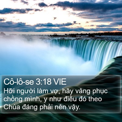 Cô-lô-se 3:18 VIE Bible Verse Image