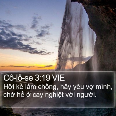 Cô-lô-se 3:19 VIE Bible Verse Image