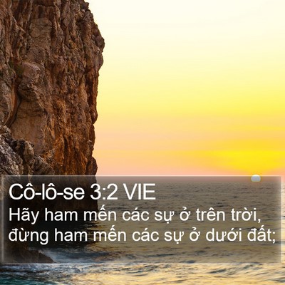 Cô-lô-se 3:2 VIE Bible Verse Image